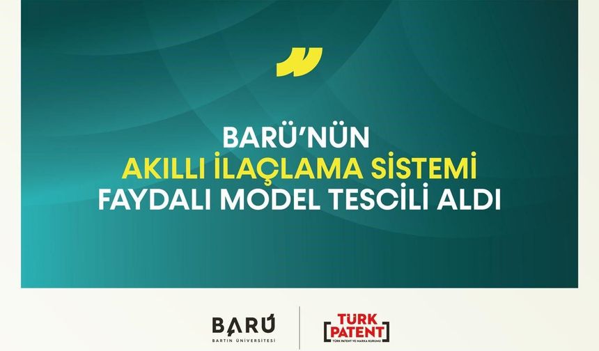 BARÜ'nün akıllı ilaçlama sistemi tescil aldı