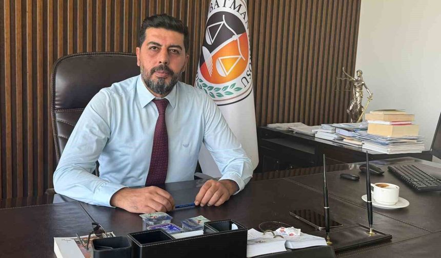 Batman Barosu Başkanı Çakan: 'Bu davanın sonuna kadar takipçisi olacağız'