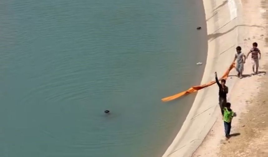Batman'da sulama kanalında akıntıya kapılan 3 kişi son anda kurtarıldı
