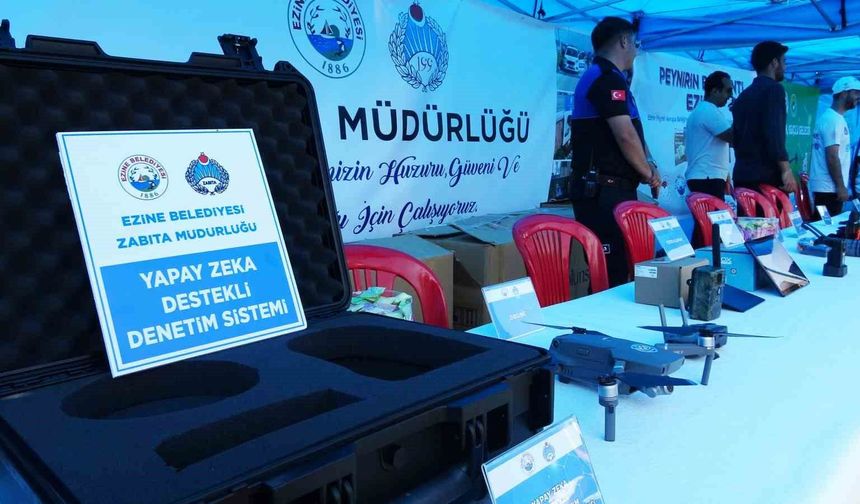 BilimFest'te Ezine Belediyesine ait son teknoloji kent güvenlik sistemleri sergilendi