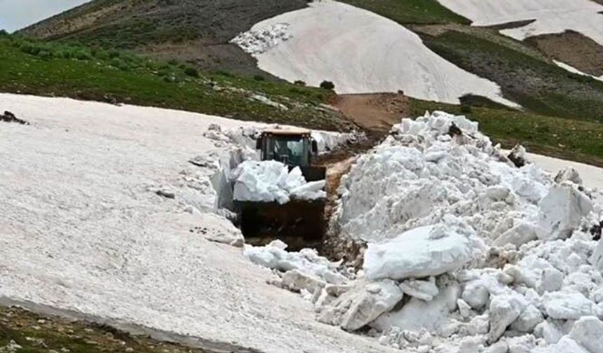 Bitlis'te karla mücadele sürüyor