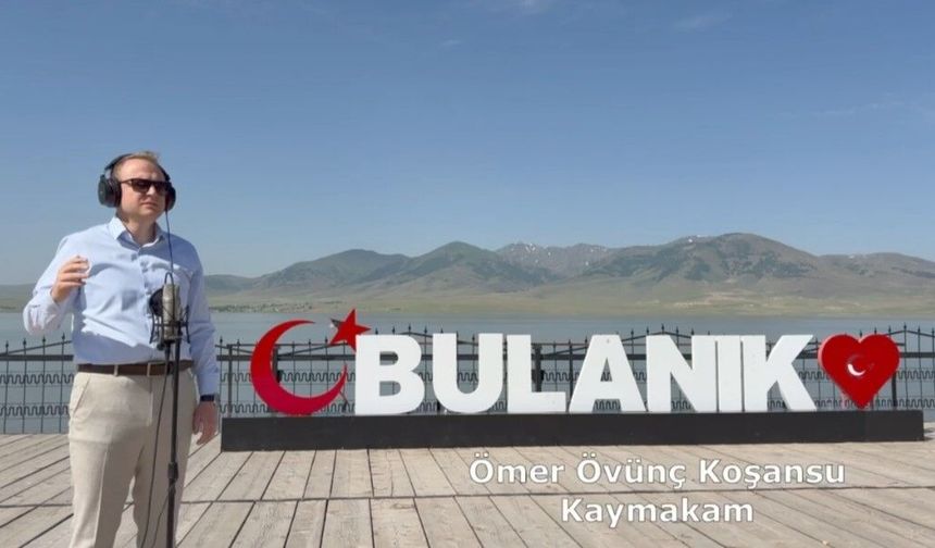 Bulanık'ı tanıtmak için döylediler: Özel klipte Kaymakam Koşansu sürprizi