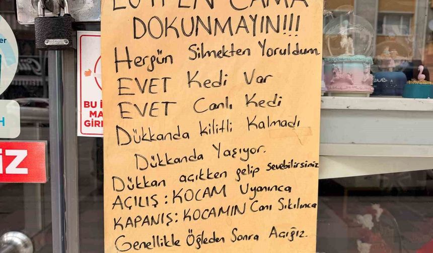 Cam silmekten yorulan kadından hem güldüren hem düşündüren bilgilendirme