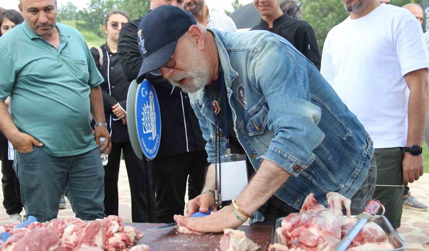 Çorum'da gastronomi şöleni hem damaklara hem gözlere hitap etti