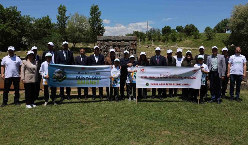 'Dünya bize emanet' mesajı Eflatunpınar'dan yükseldi