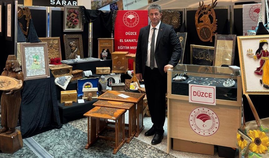 Düzce'yi el emeği ürünlerle Ankara'da temsil ettiler