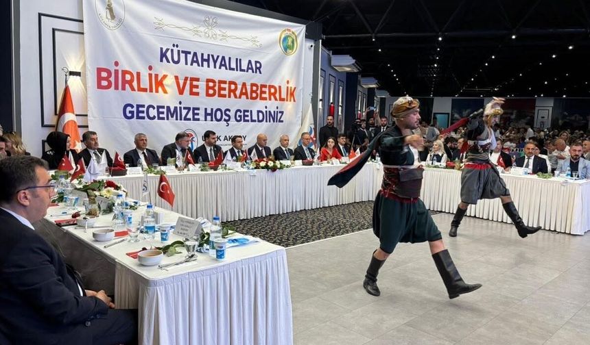 Ege Bölgesi Kütahyalılar Federasyonu'ndan Birlik ve Beraberlik Gecesi