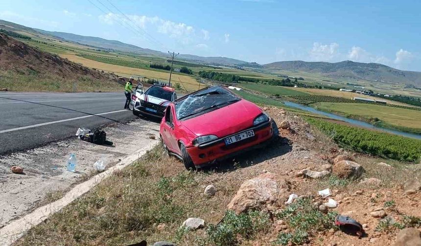 Elazığ'da trafik kazası: 1 yaralı