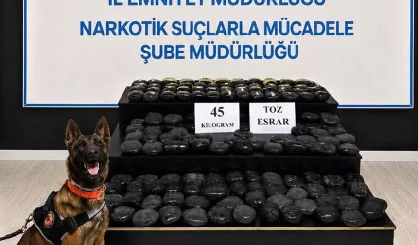 Hakkari'de aranan şahıs 45 kilo uyuşturucuyla yakalandı