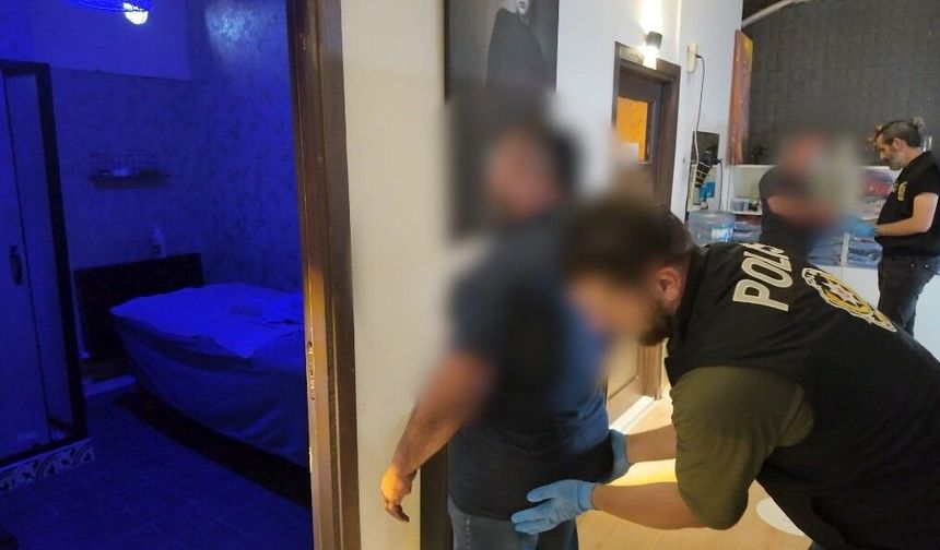 Isparta'da masaj salonlarına fuhuş operasyonunda 2 tutuklama