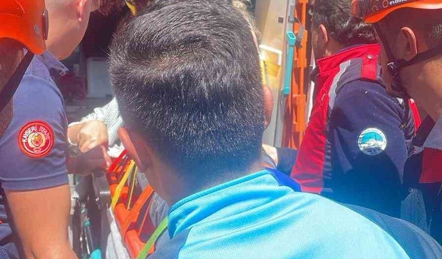 Kayalıklardan düşen şahıs yaralandı