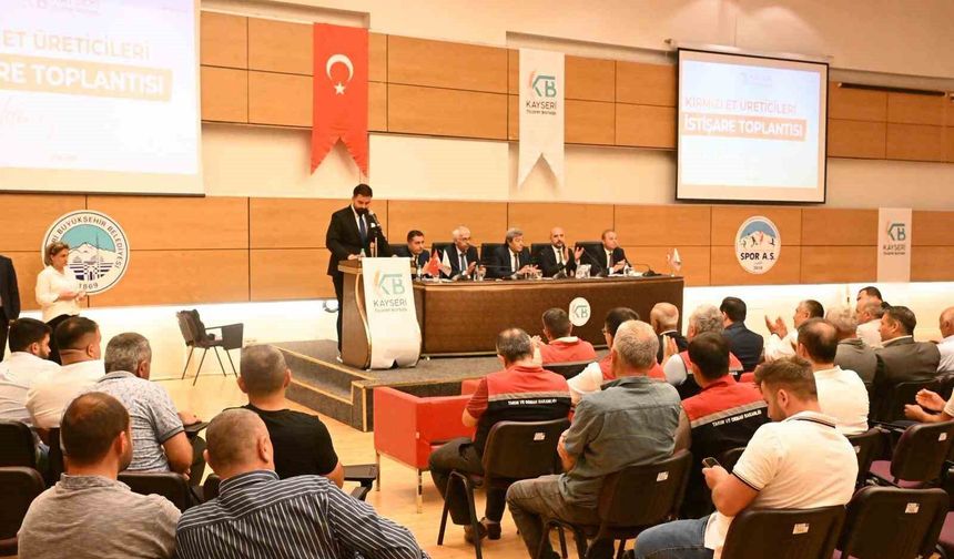 KTB öncülüğünde Kırmızı Et Üreticileri İstişare Toplantısı gerçekleştirildi