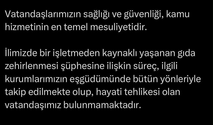 Osmaniye'de gıda zehirlenmesi şüphesiyle 53 kişi hastaneye başvurdu