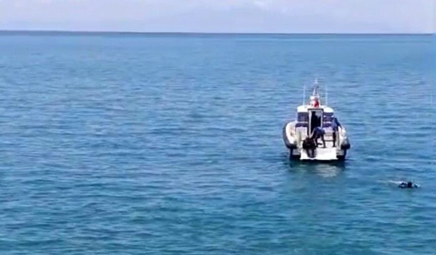 Otomobil Van Gölü'ne uçtu: Sürücü yaralı kurtarıldı