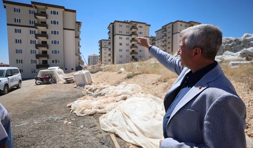 Şahinbey'de 3 bin 414 sosyal konut hızla yükseliyor