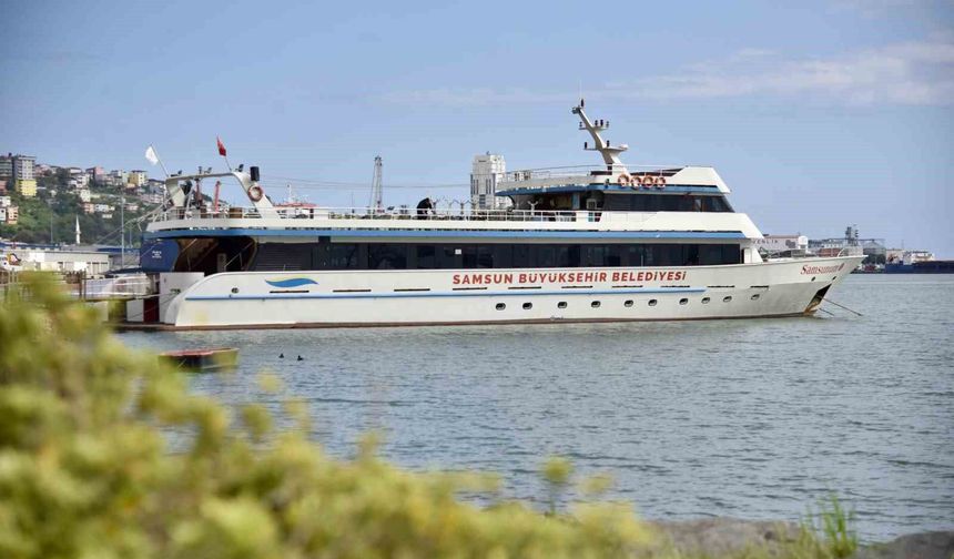 Samsun gezinti gemileri, yeni sezonda turlara başladı