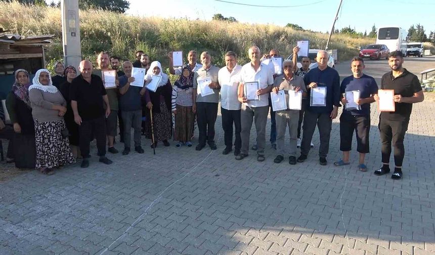 Tapulu evlerinde belediyeyi ortak görünce şok oldular