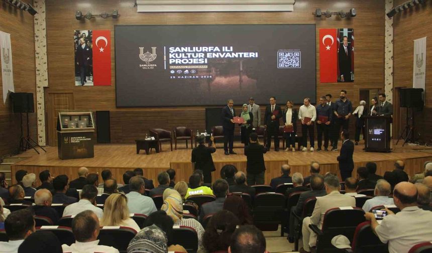 Tarih kenti Şanlıurfa'da Kültür Envanteri Projesi tamamlandı