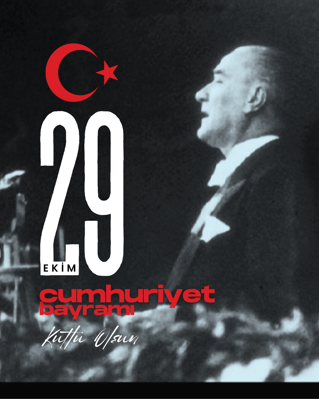 “Cumhuriyeti biz kurduk, onu yükseltecek ve yaşatacak sizlersiniz.”
Atamızın sözünü kalbimize kazıdık.
Bugün, 102 yıl sonra bile aynı inançla, aynı gururla diyoruz ki:
Cumhuriyet, sonsuza dek yaşayacak!