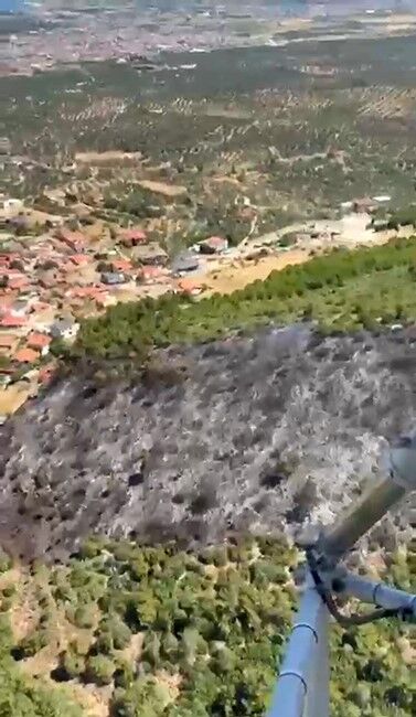 Balıkesir'deki orman yangını kontrol altına alındı