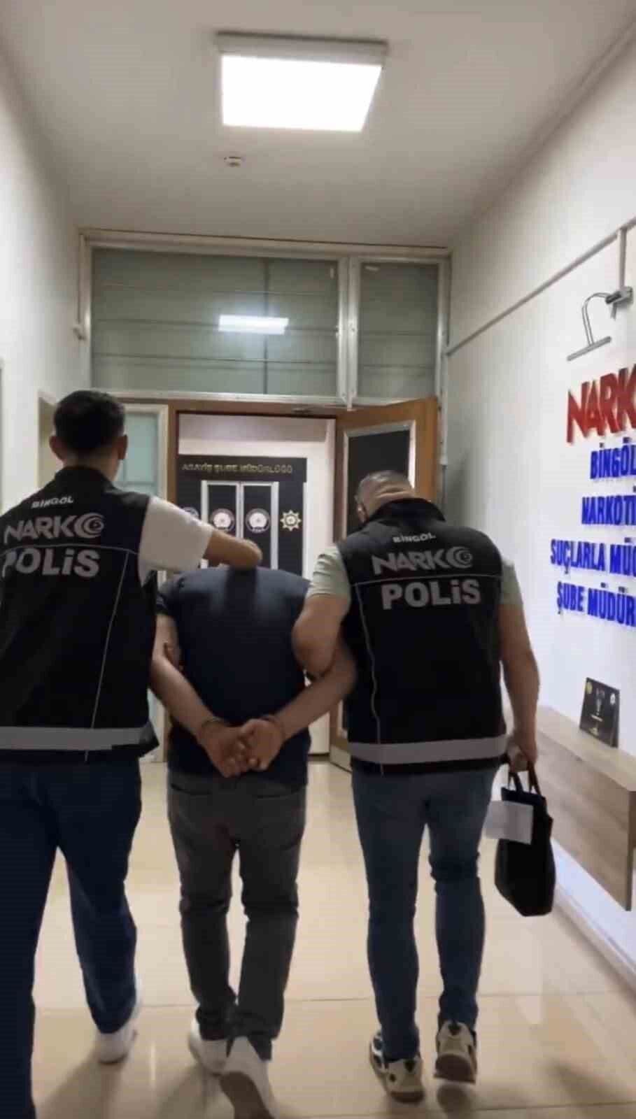 Bingöl'de uyuşturucu taciri tutuklandı