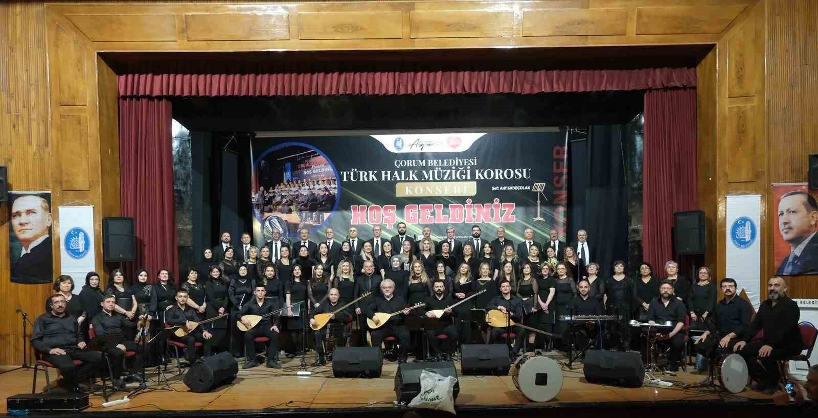 Çorum Belediyesi THM Korosu'ndan yaza merhaba konseri