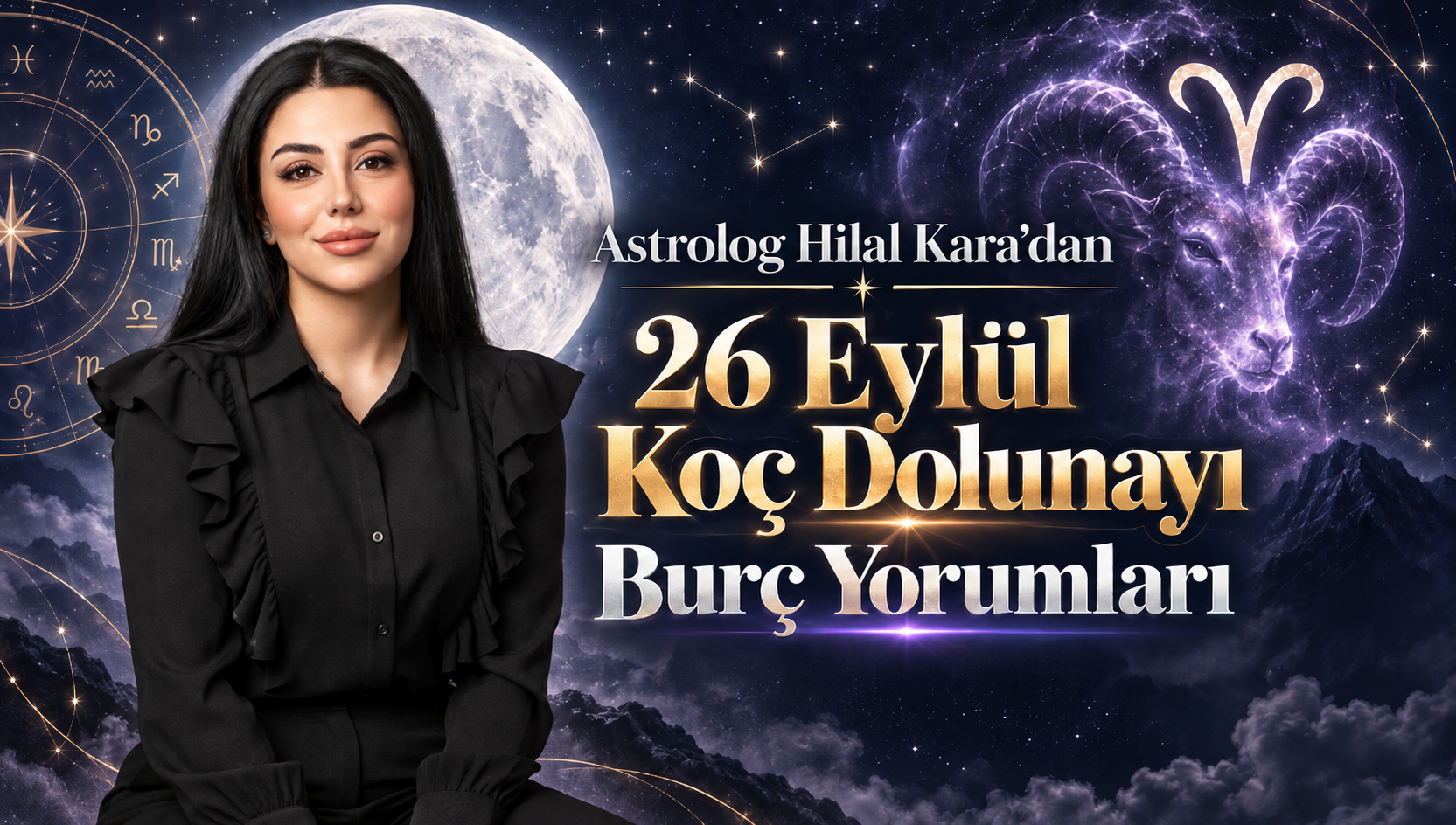 Astrolog Hilal Kara'dan 26 Eylül Koç Dolunayı Burç Yorumları