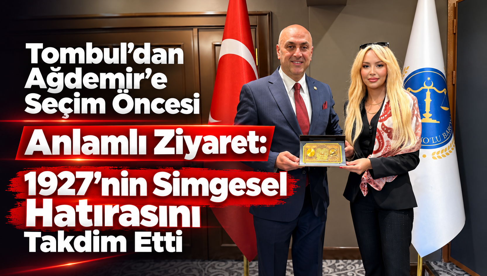 TV Nota İmtiyaz Sahibi Amine İlknur Tombul’dan Gökhan Ağdemir’e Anlamlı Ziyaret