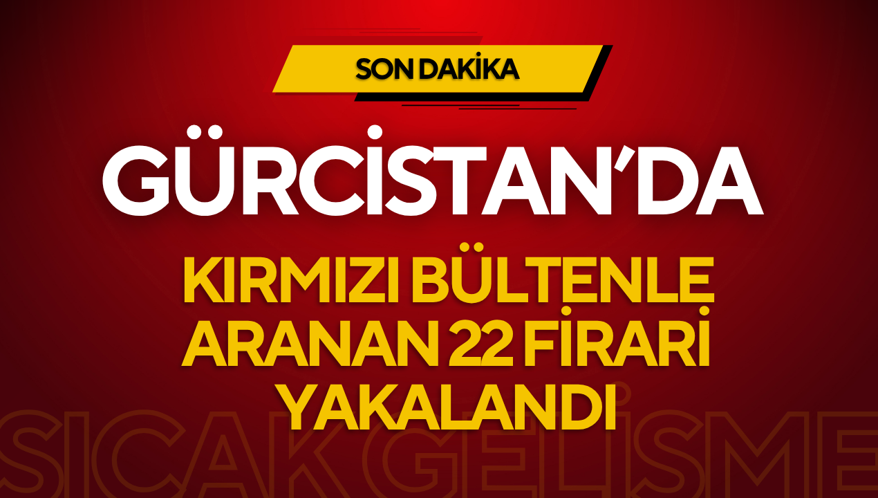 Bakan Çiftçi: Gürcistan’da kırmızı bültenle aranan 22 firari yakalandı